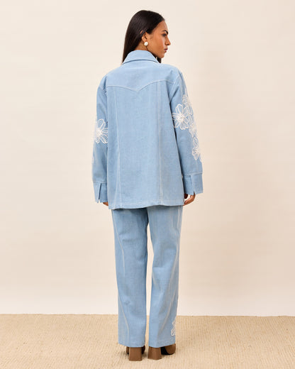 Sky Bloom Co-ord Set