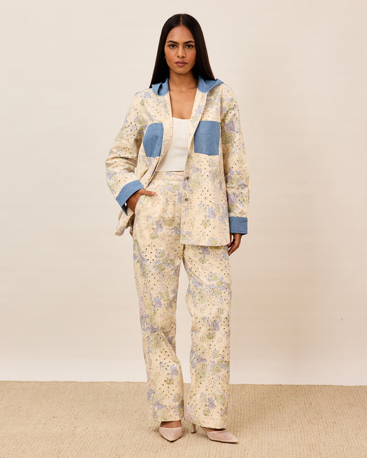 Pastel Garden Hoodie Set