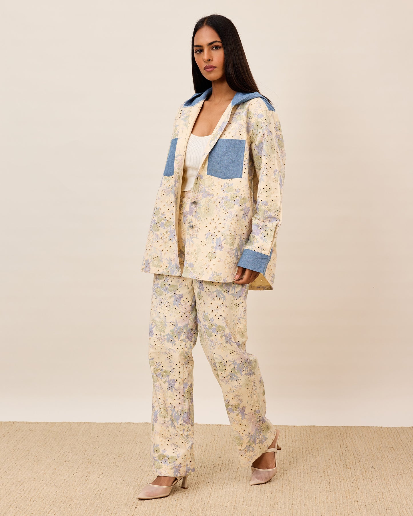 Pastel Garden Hoodie Set