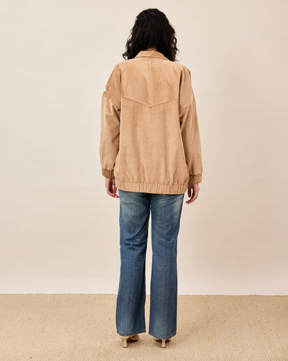 Sandstone Bloom Zip Jacket