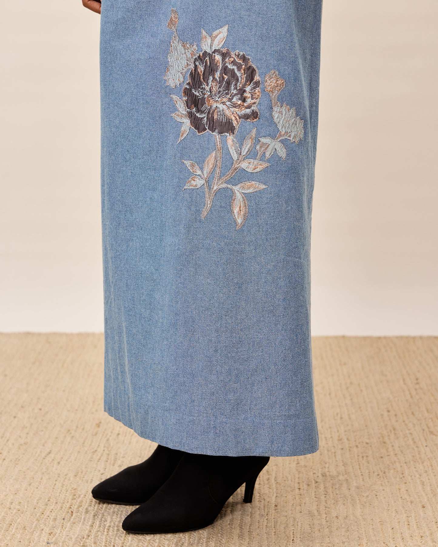 Denim Co-ord Skirt Set