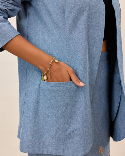 Denim Co-ord Skirt Set