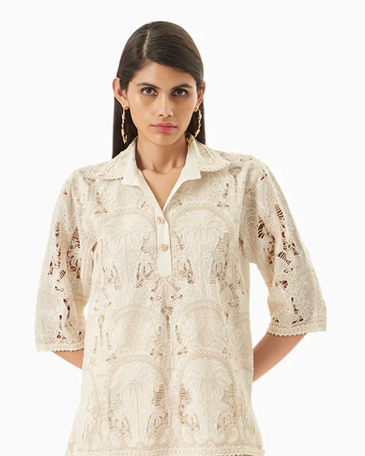 Palm Lace Shirt