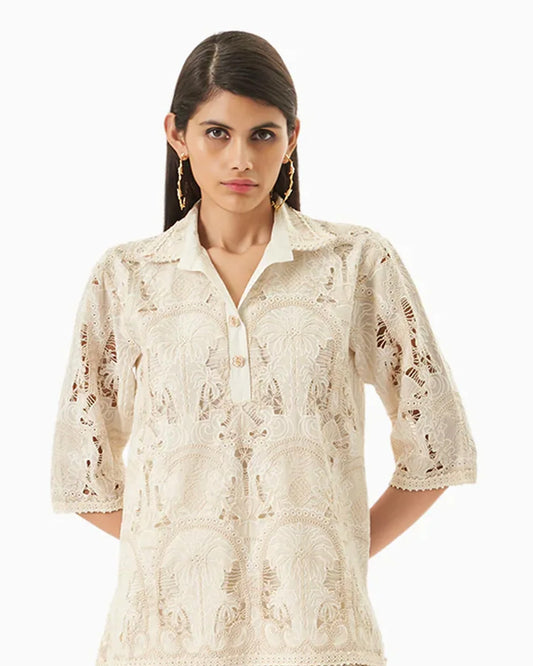 Palm Lace Shirt