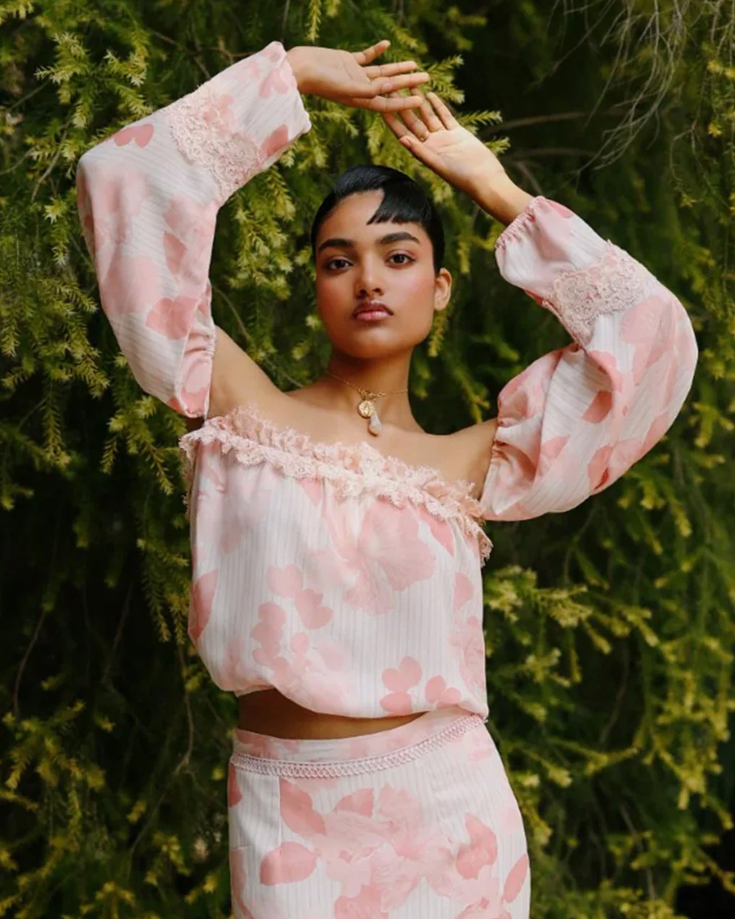 Soft Stitch Lace Co-ord Set