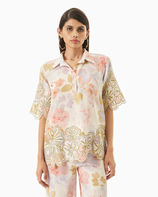Printed Bloom Shirt