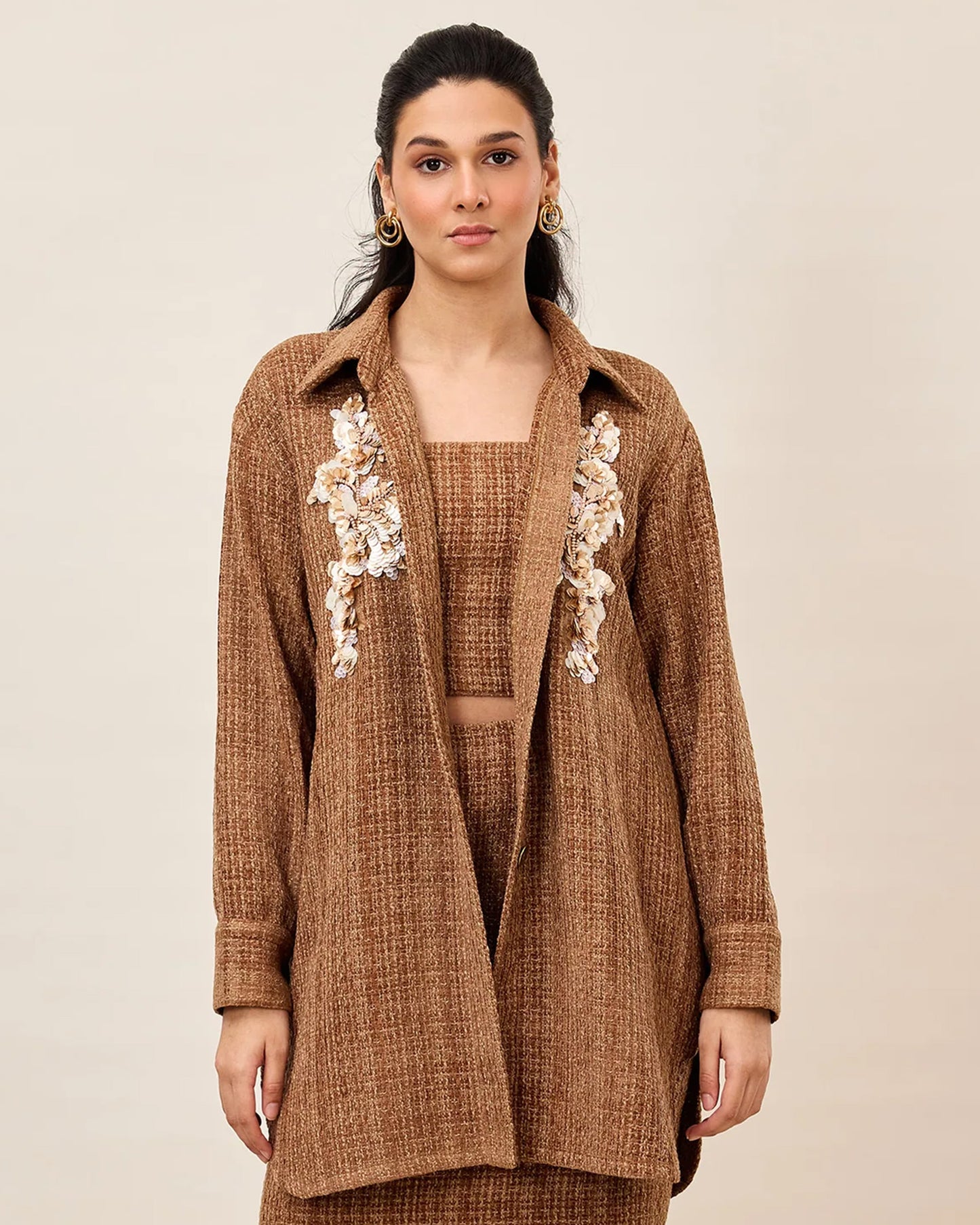Mocha Tweed Jacket