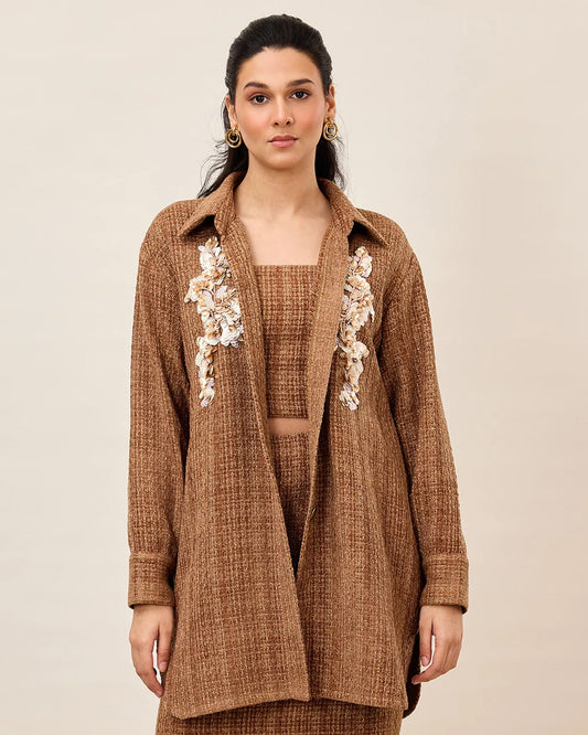 Mocha Tweed Jacket