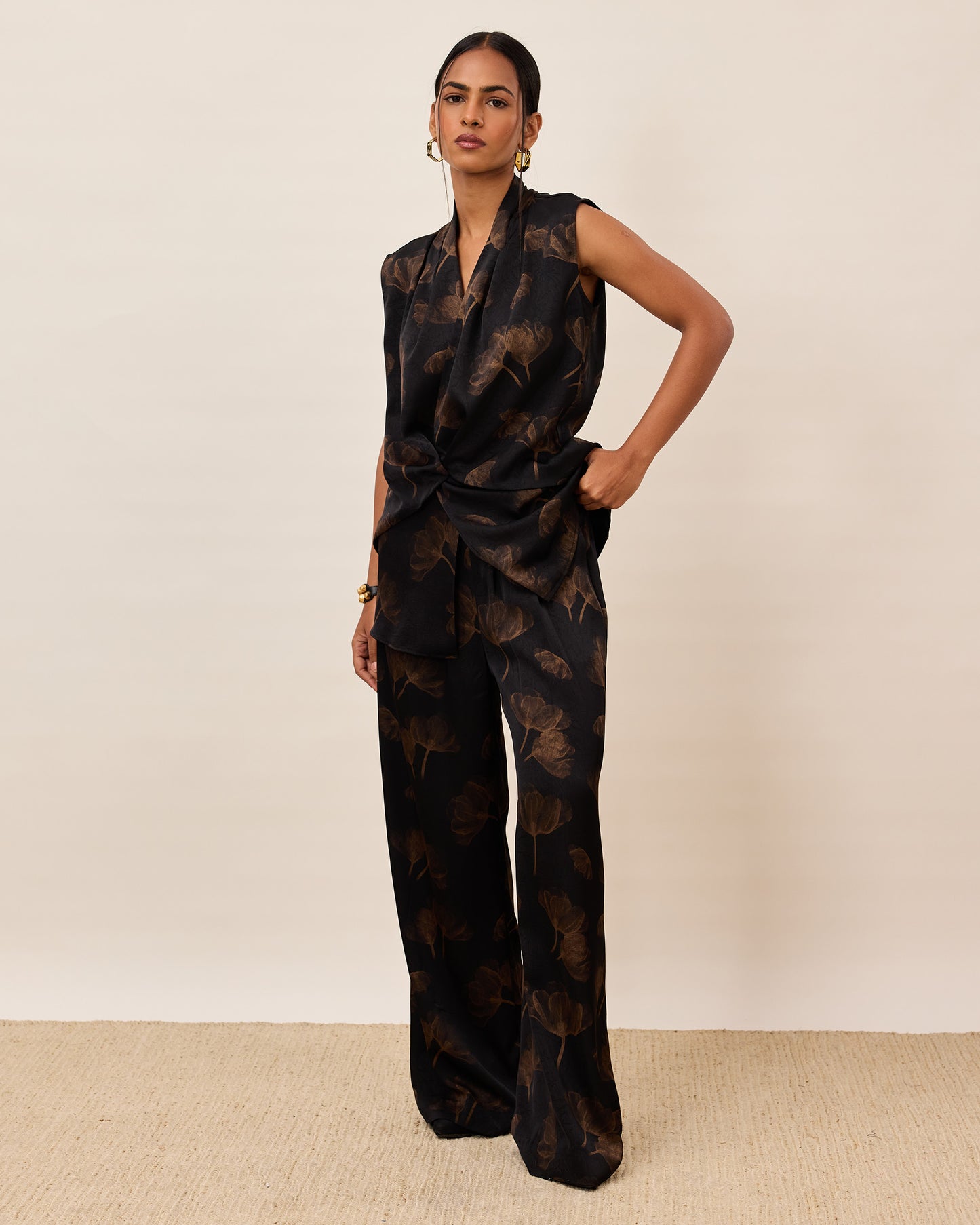 Midnight Bloom Co-ord Set