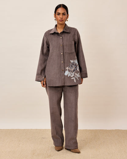 Ash Rose Pinstripe Co-ord Set