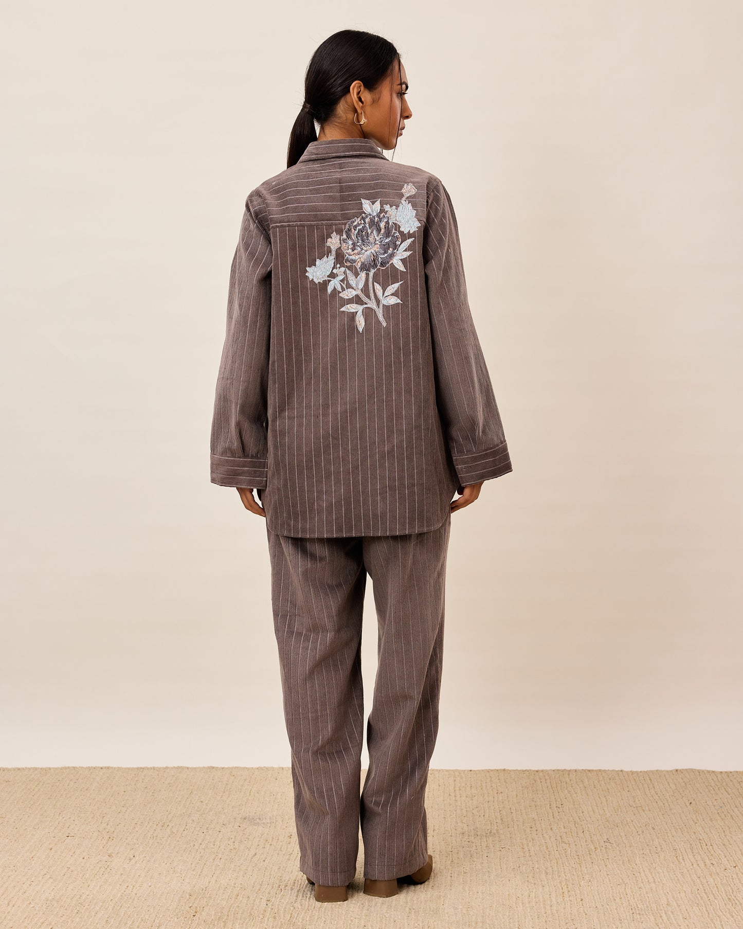 Ash Rose Pinstripe Co-ord Set