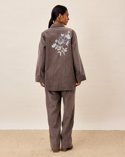 Ash Rose Pinstripe Co-ord Set