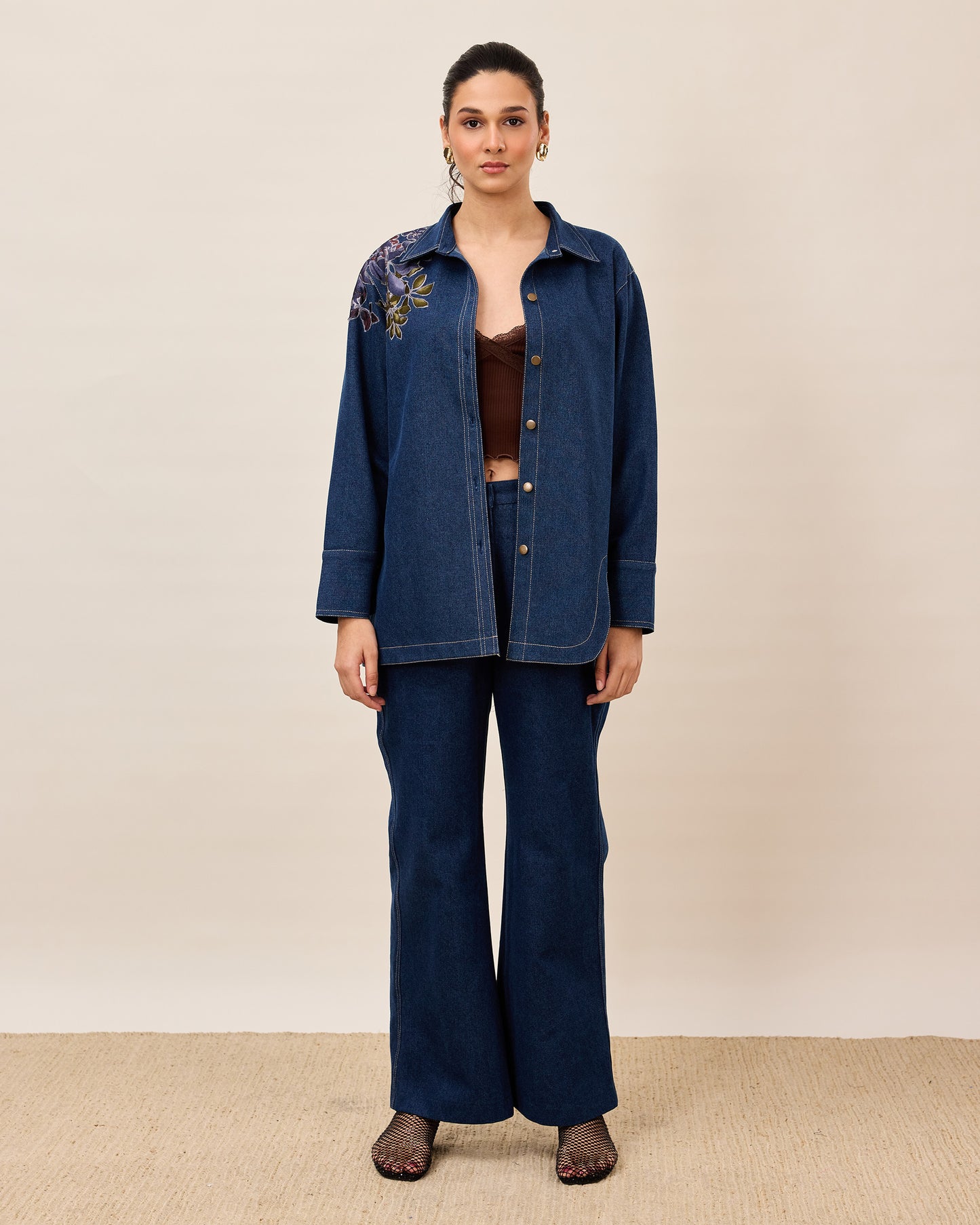 Indigo Vine Denim Co-ord Set