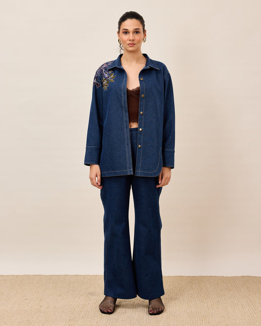 Indigo Vine Denim Co-ord Set