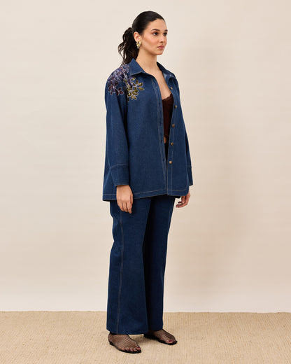 Indigo Vine Denim Co-ord Set