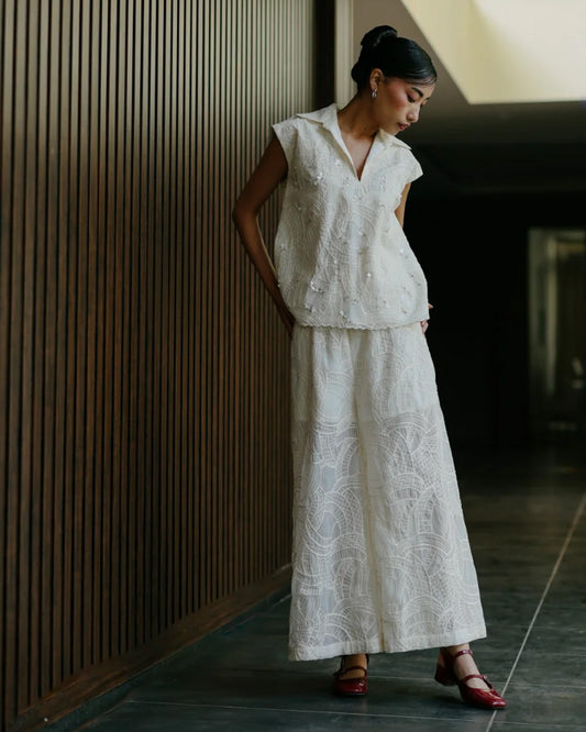 Sway Organza Beadwork Co-ord Set