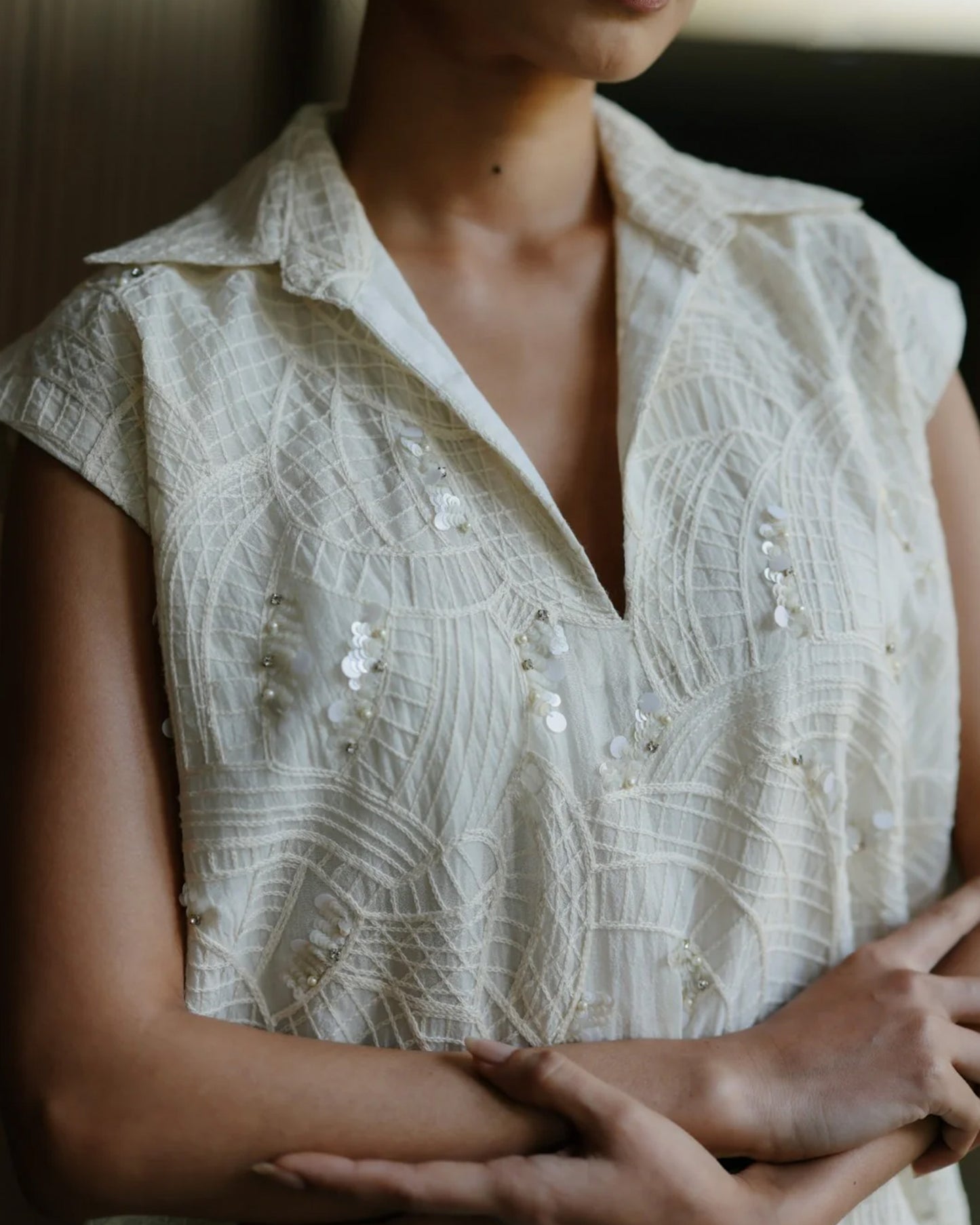 Sway Organza Beadwork Co-ord Set