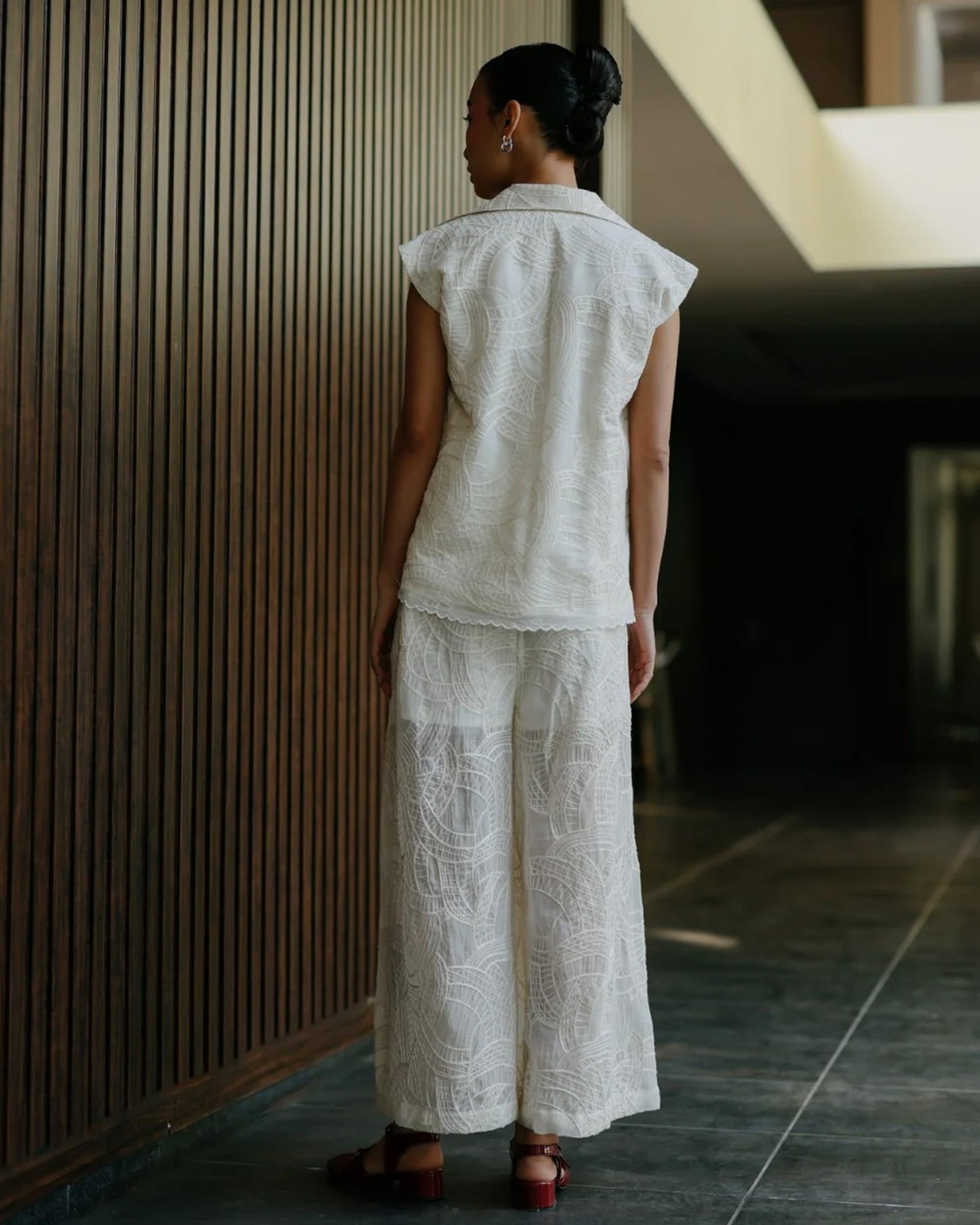 Sway Organza Beadwork Co-ord Set