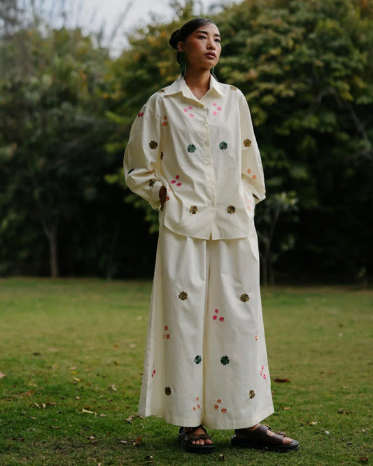 Pop-Dot Cotton Co-ord Set