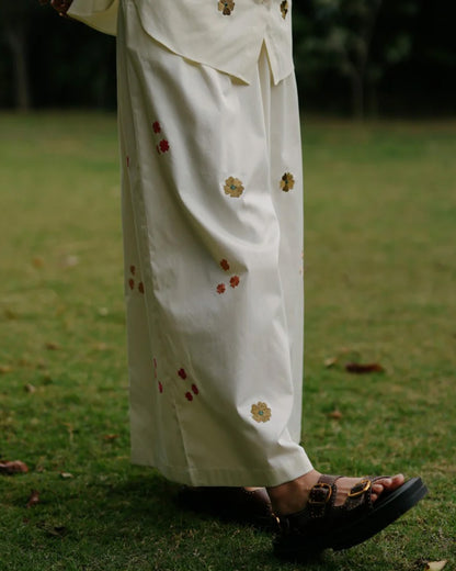 Pop-Dot Cotton Co-ord Set