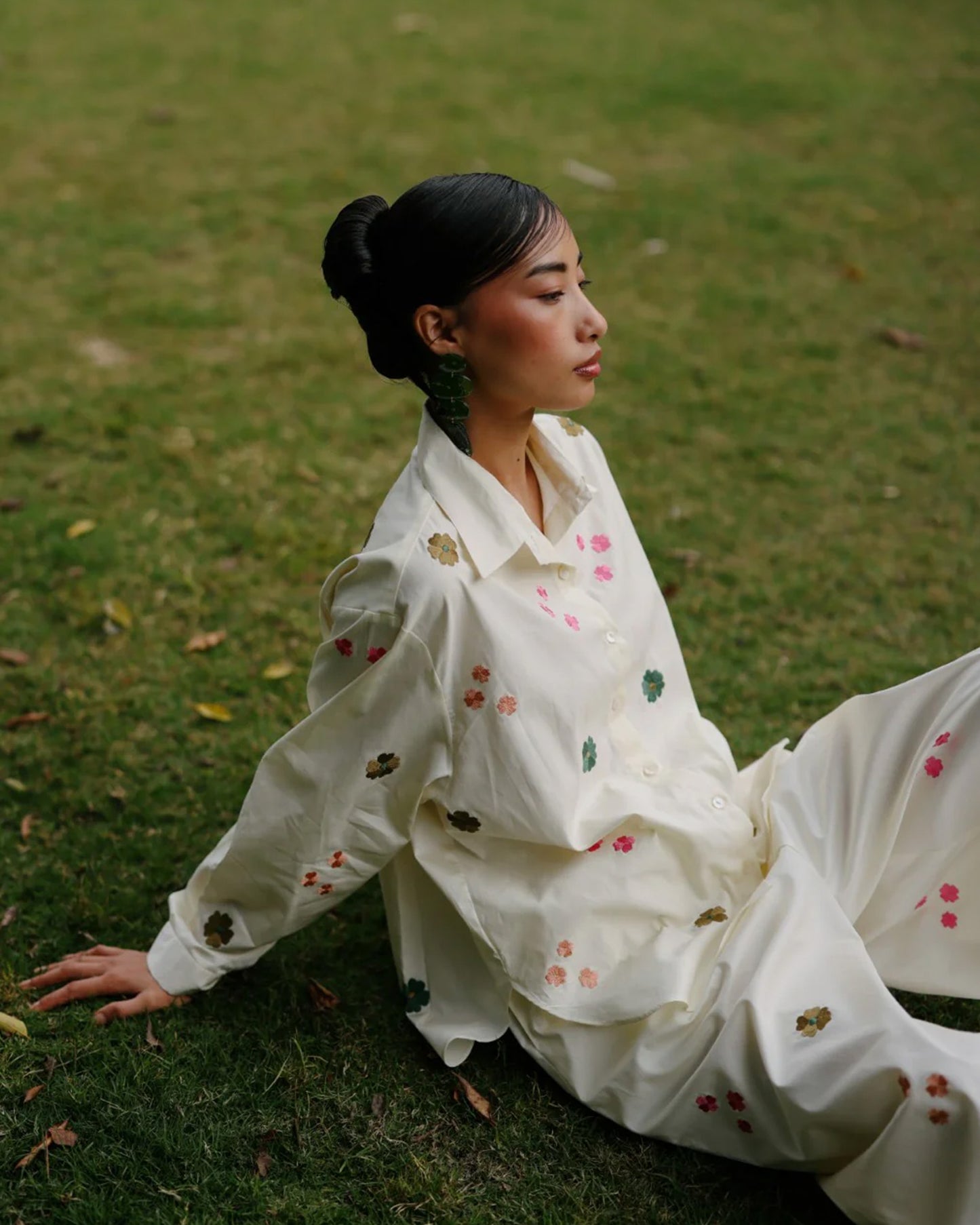 Pop-Dot Cotton Co-ord Set