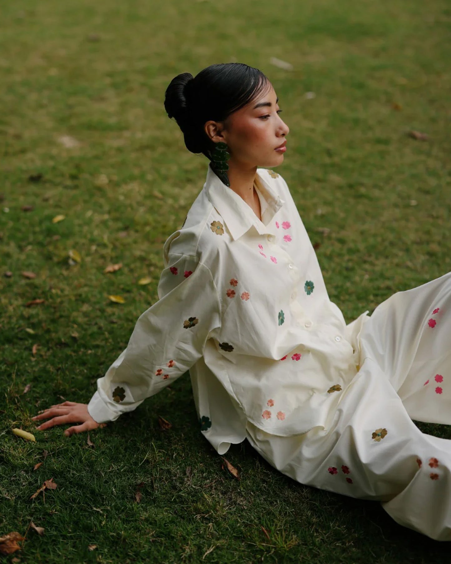 Pop-Dot Cotton Co-ord Set