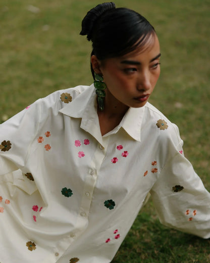 Pop-Dot Cotton Co-ord Set