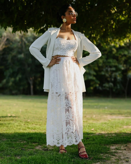 Isla Lace Applique Co-ord Set