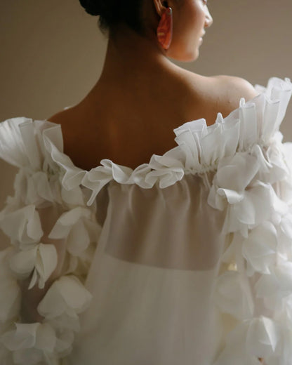 Rose Cream Reverie Top