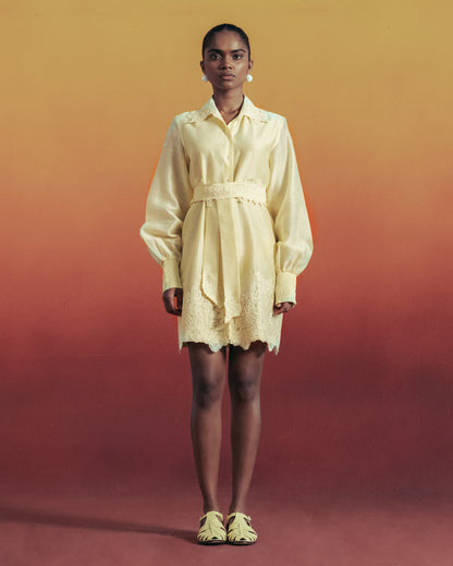 Buttercream Shirt Dress