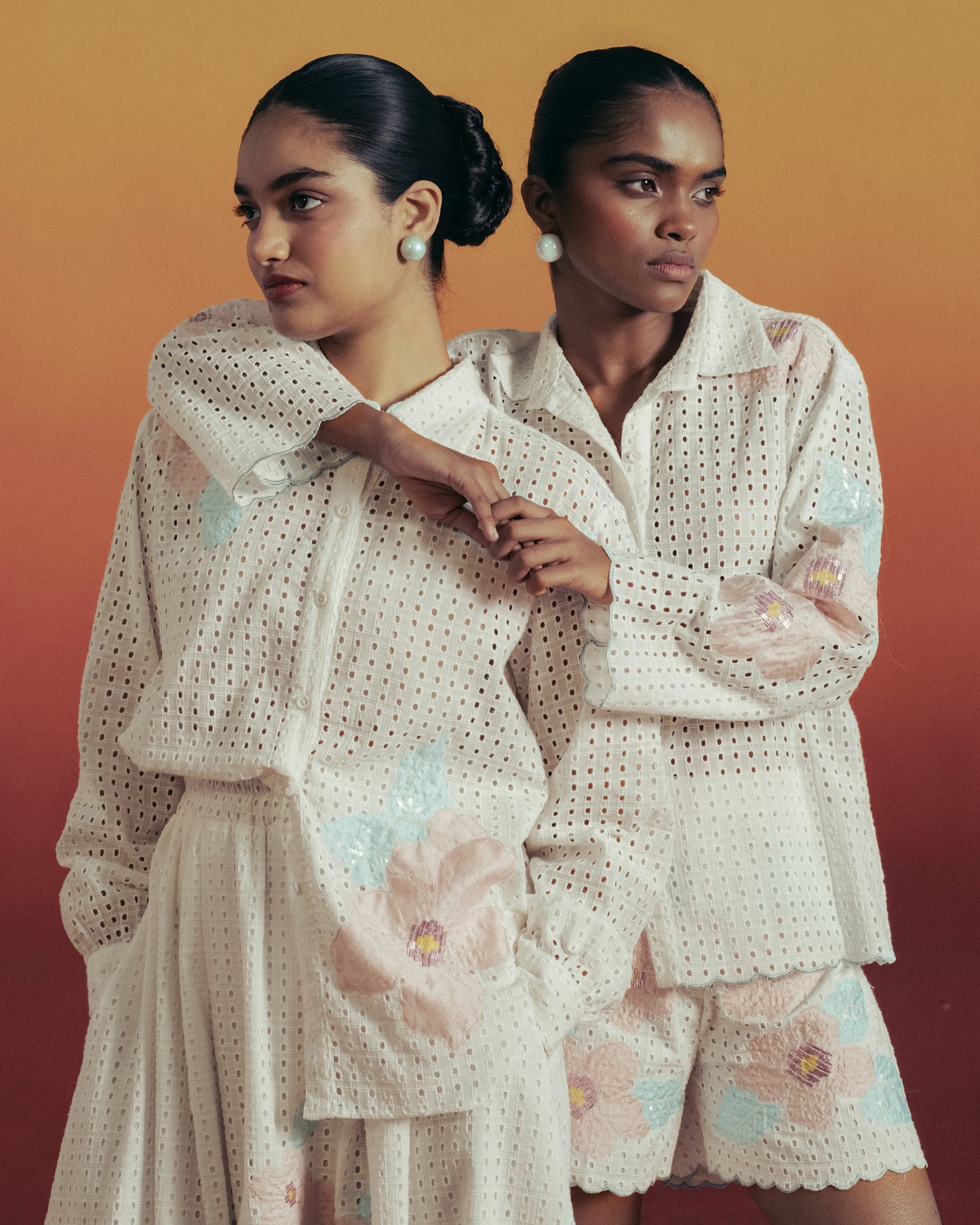 Petal Meadow Skirt Set