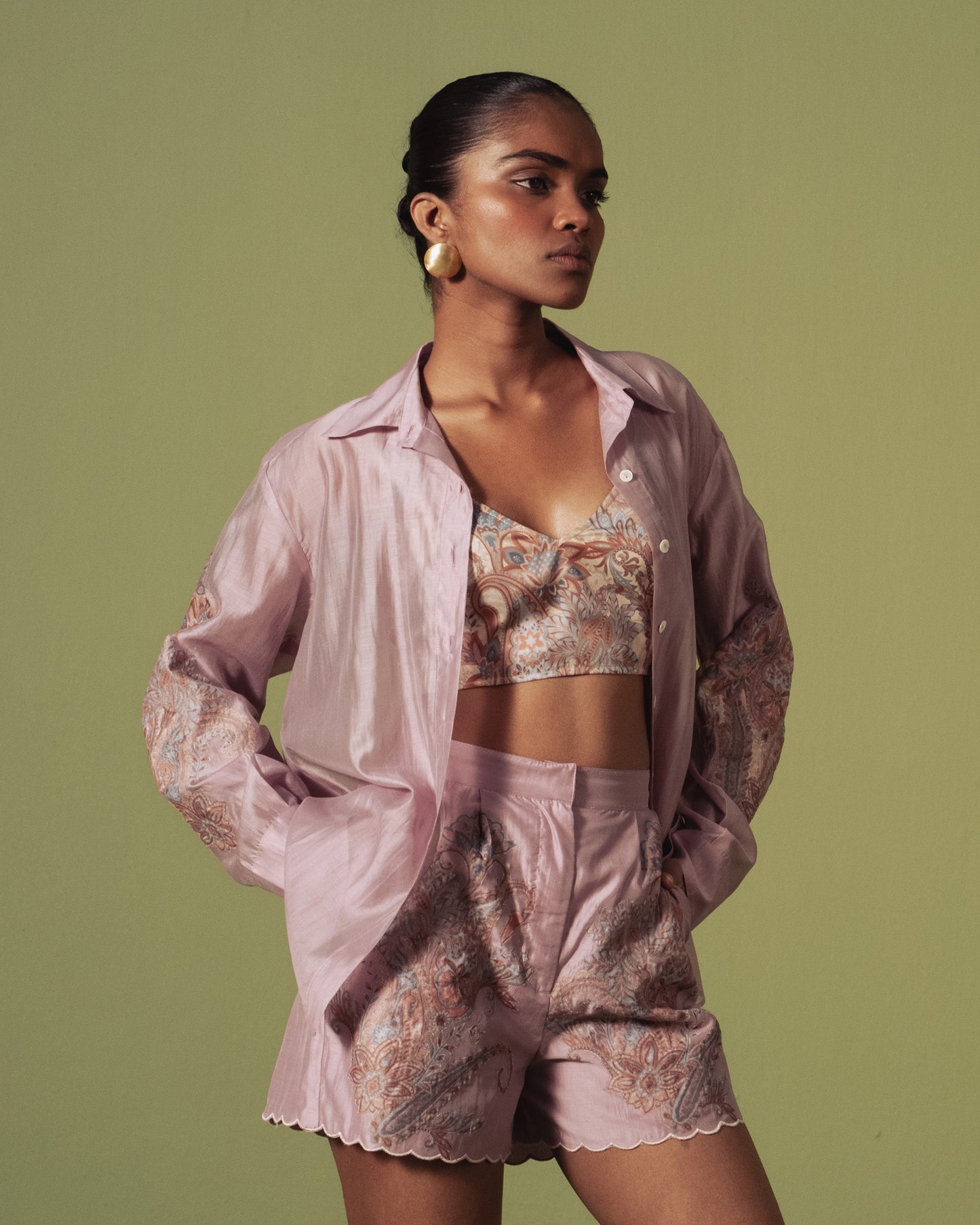 Rose Paisley Trio Set