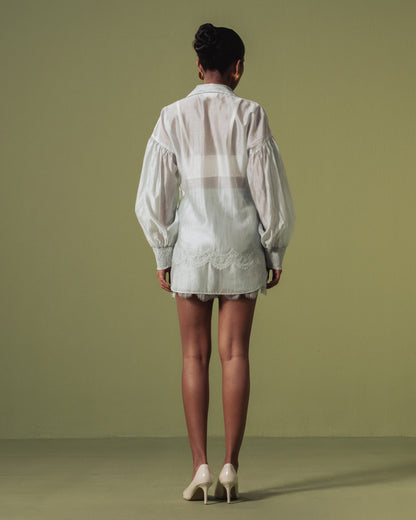 Mint Lace Lounge Set