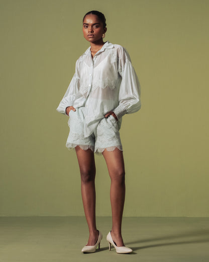 Mint Lace Lounge Set