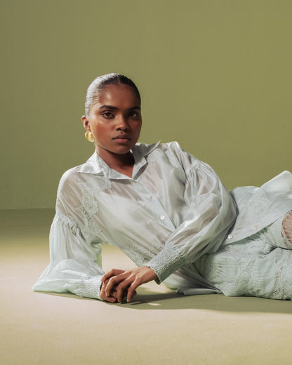 Mint Lace Lounge Set