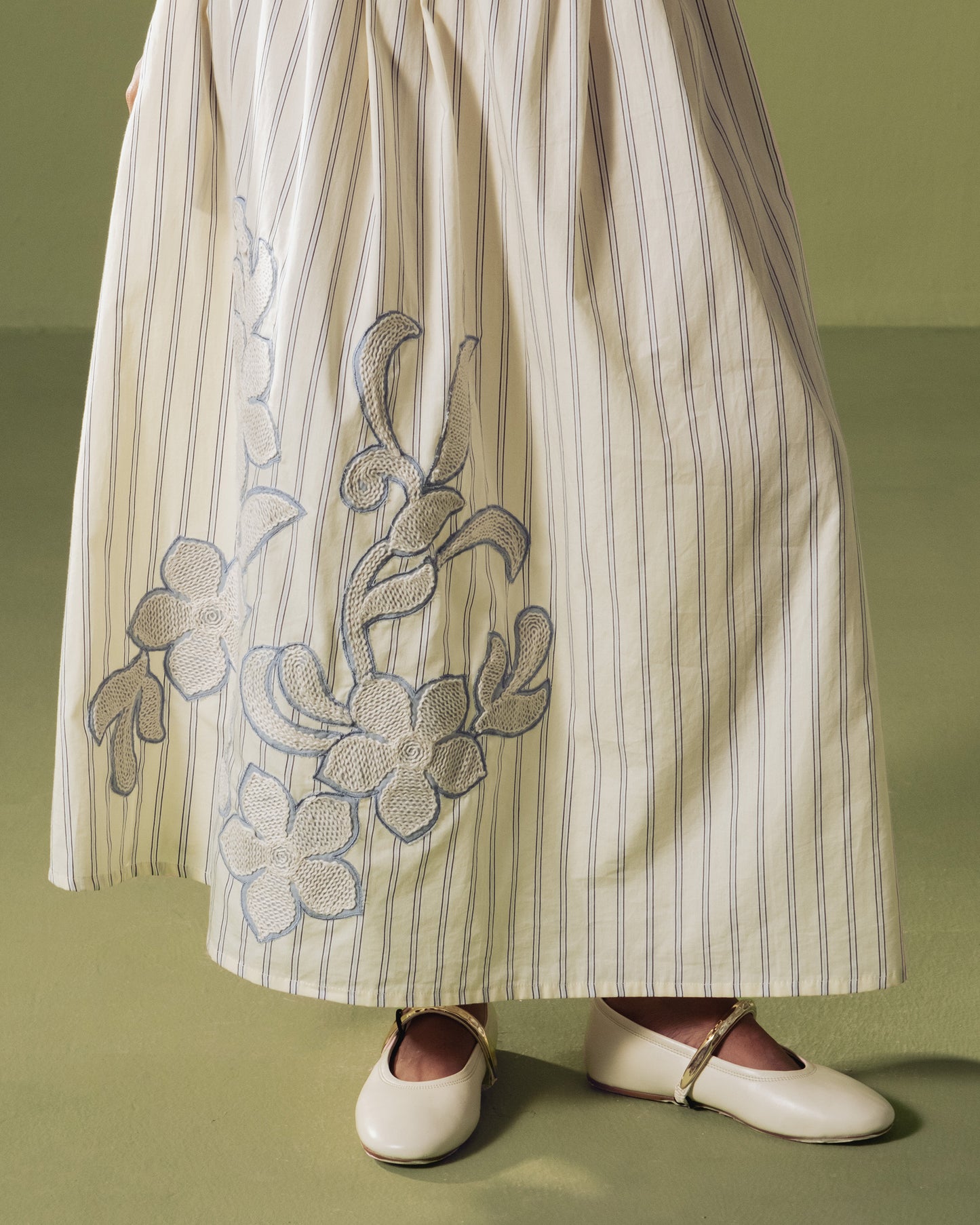Meadow Stripe Skirt Set
