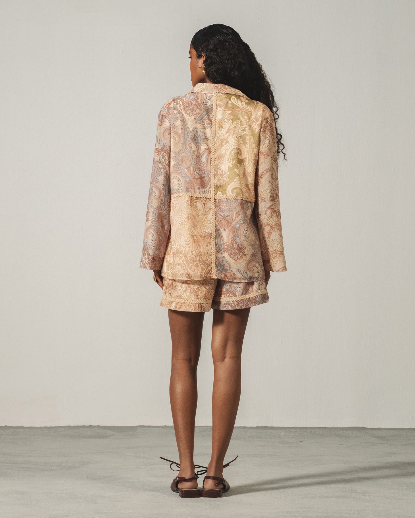 Sunset Paisley Short Set