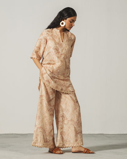 Blush Paisley Lounge Set