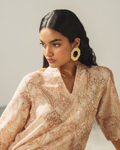 Blush Paisley Lounge Set