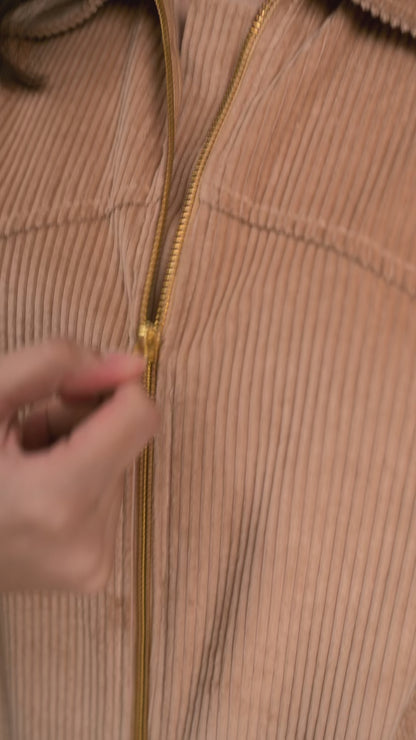 Sandstone Bloom Zip Jacket