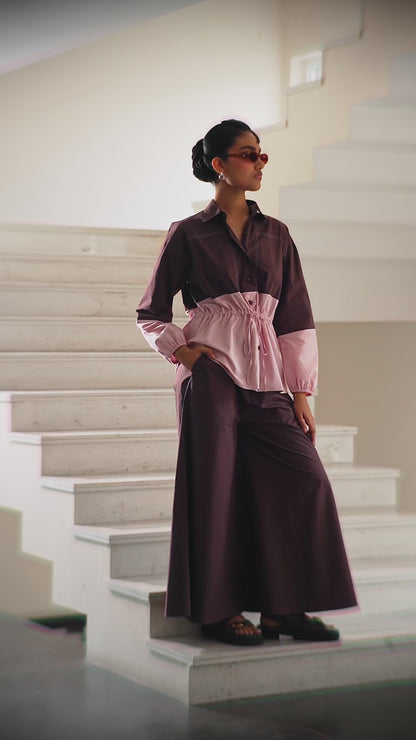 Vibe Colorblock Knot Co-ord Set