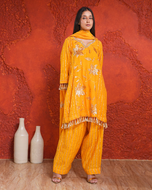 Noor Set Mustard