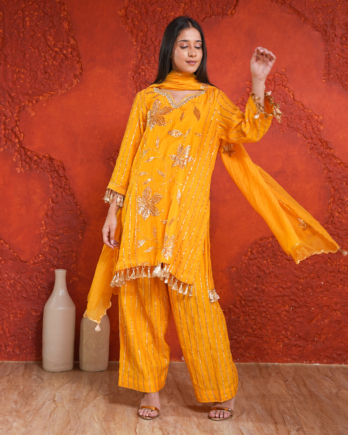 Noor Set Mustard