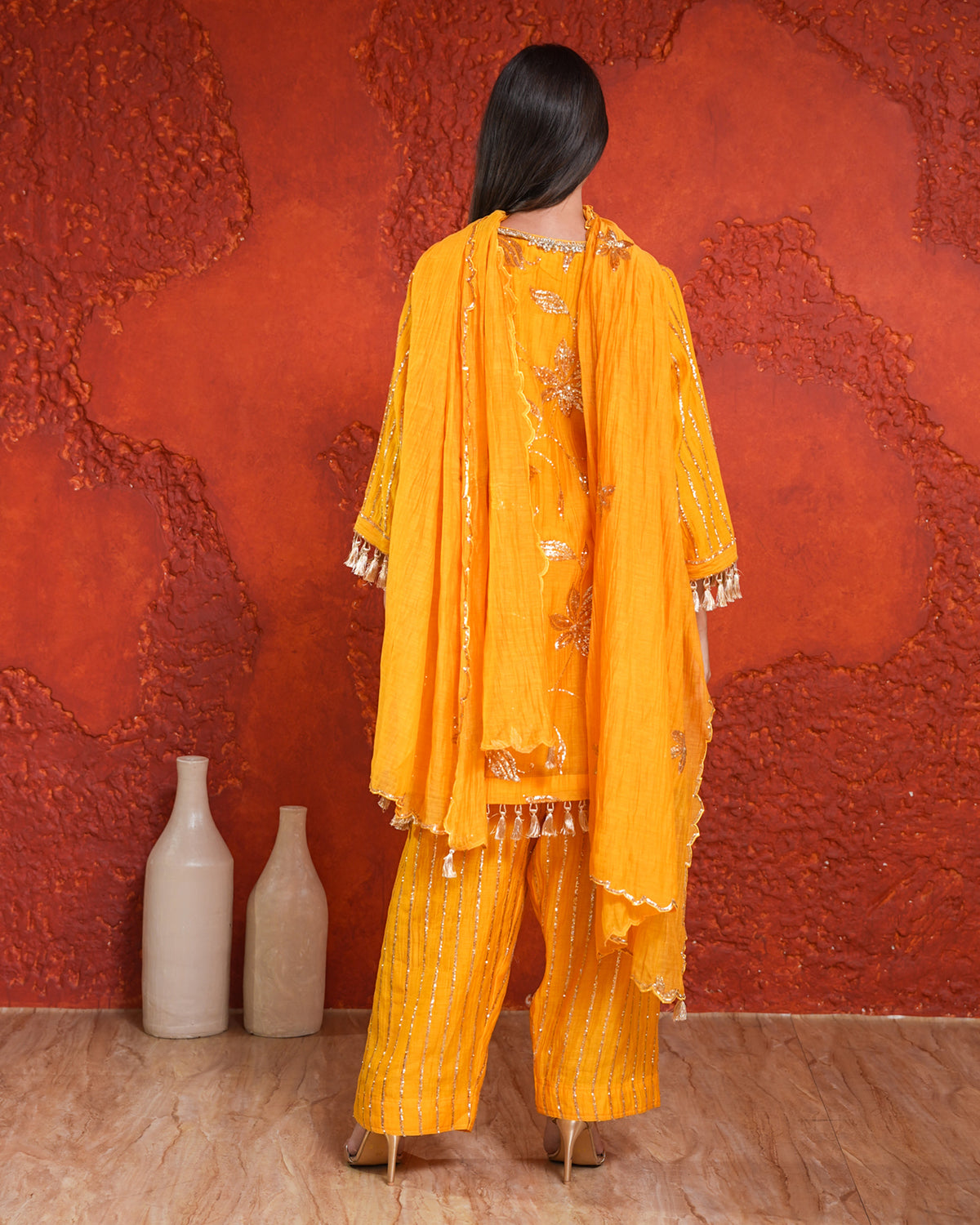 Noor Set Mustard