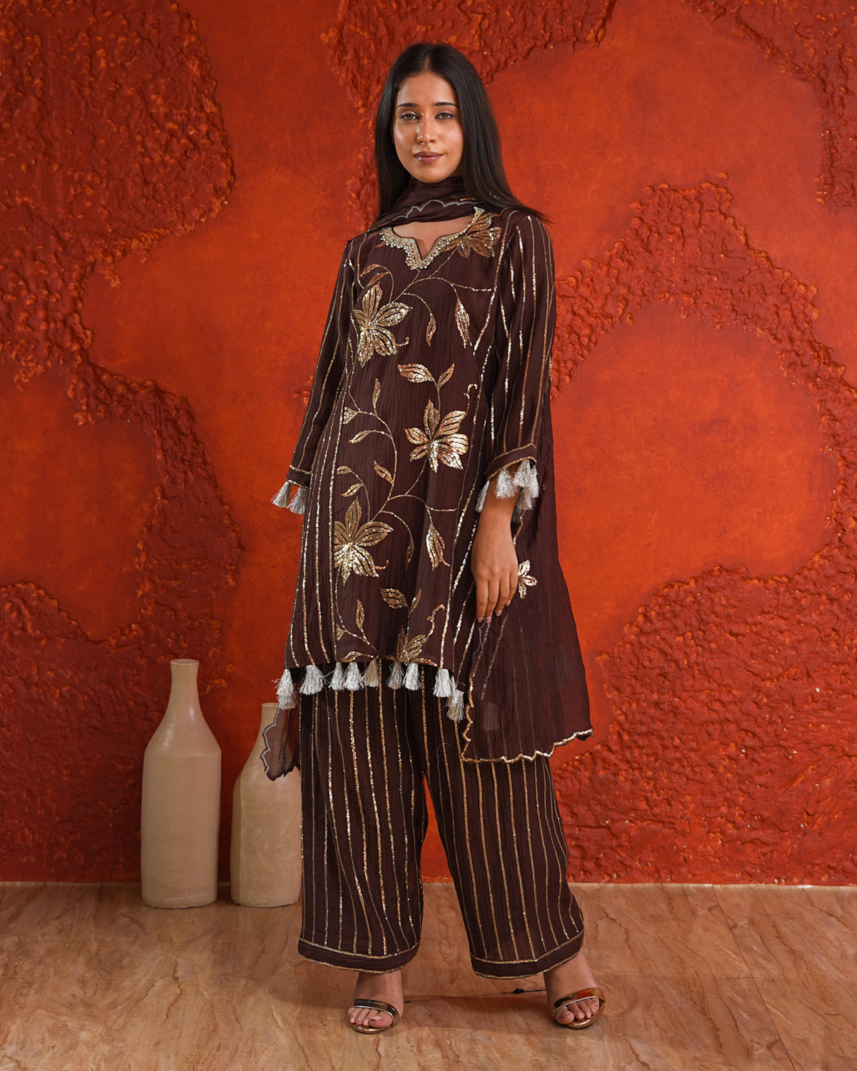 Noor Set Brown