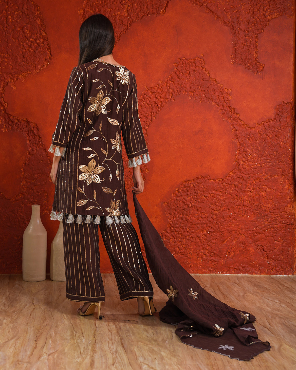 Noor Set Brown